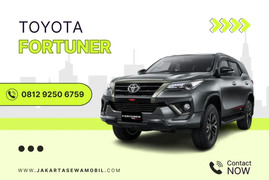 Sewa mobil Fortune Jakarta