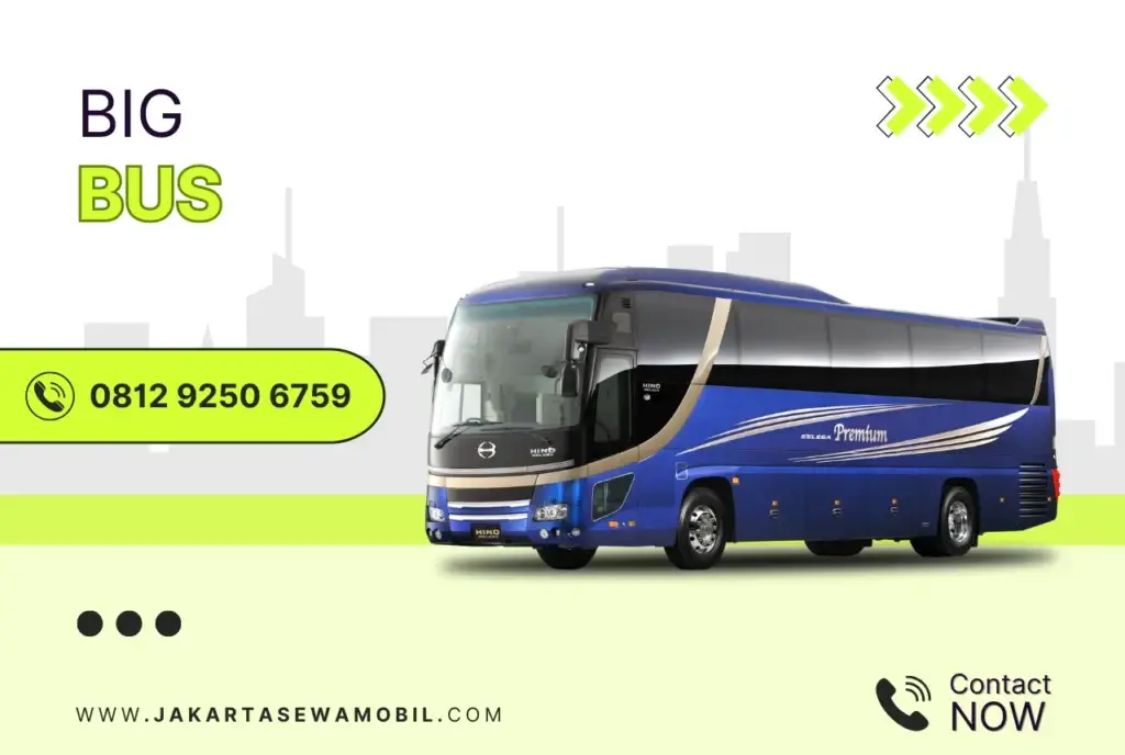 Sewa mobil Bus WIsata Jakarta